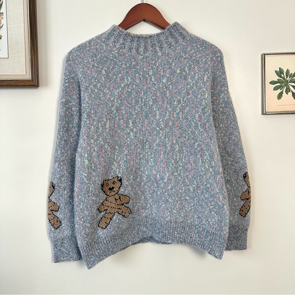 Handmade Sweaters - Turkish Cashmere Blend Pastel & Teddy Bear Sweater